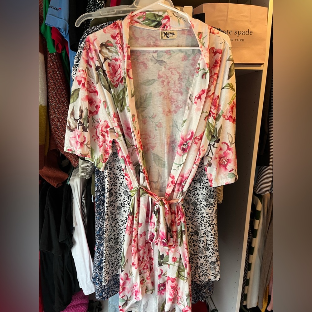 Mumu Floral Kimono Robe